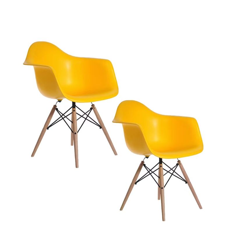 EKONOMODO - Set X2 Silla de Comedor  con Patas de Madera 80 x 62 x 58 cm Ekonomodo 