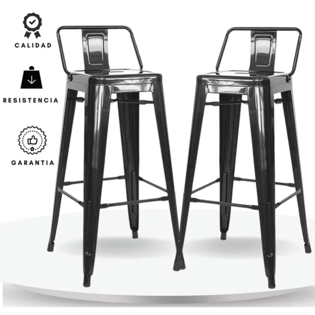 EKONOMODO - Silla de Bar con Patas de Acero 111 x 51 x 53 cm Ekonomodo 