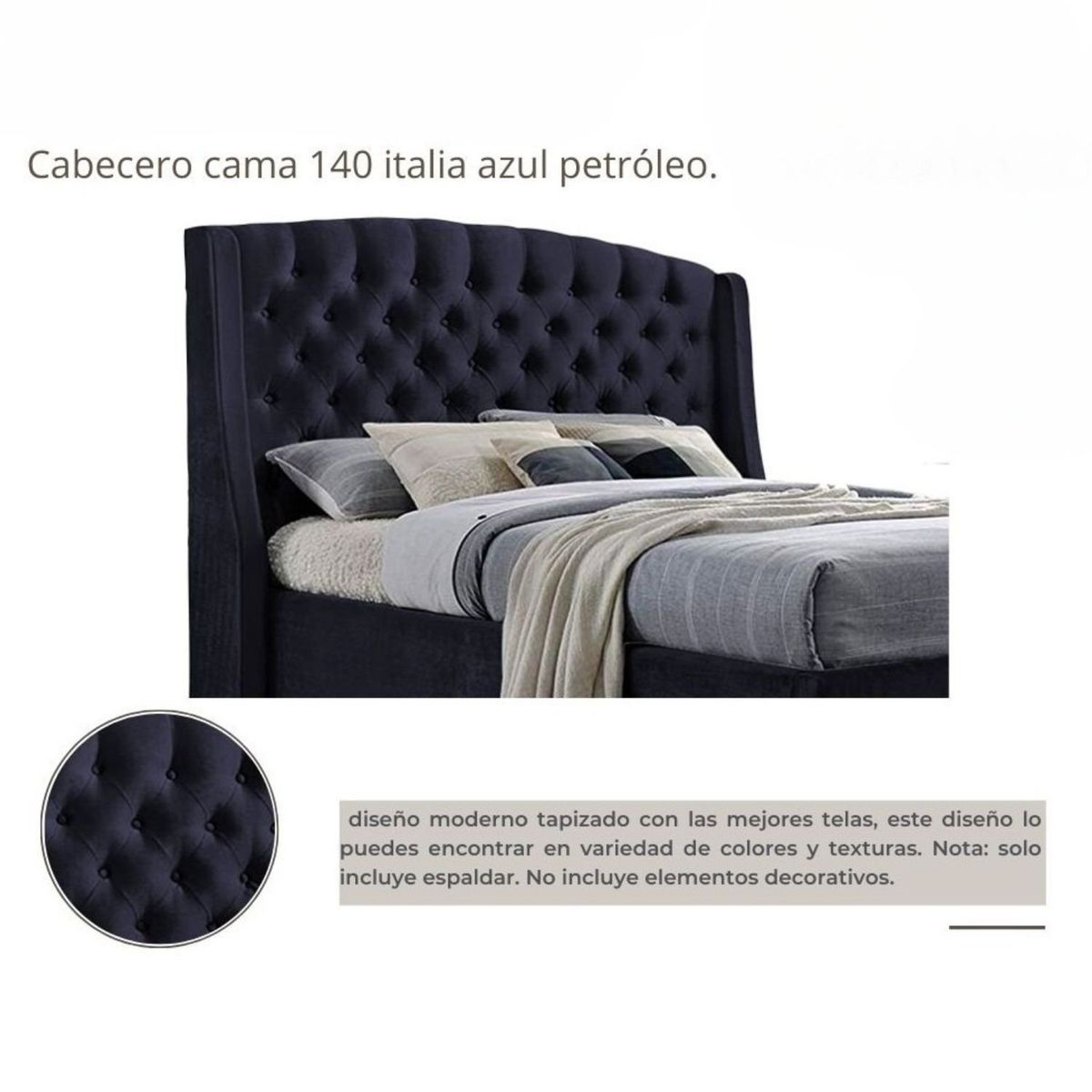EKONOMODO - Base Cama Dividida Tamaño King en Pino 200 x 200 cm  + Cabecero Ekonomodo 