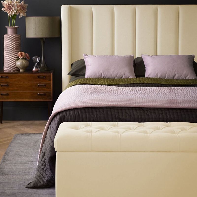 EKONOMODO - Base Cama Dividida Tamaño King en Pino 200 x 200 cm  + Cabecero Ekonomodo 