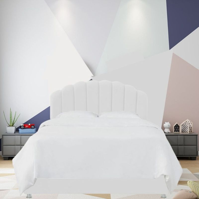 EKONOMODO - Colchón con Base Cama  Semidoble Firmeza Media Ortopédico con Pillow Resortado 120 x 190 cm  + Cabecero Combo Ekonomodo  - 0% Interés a 3 Cuotas Pagando con tu CMR Banco Falabella
