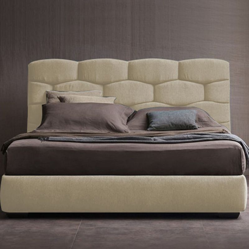 EKONOMODO - Colchón con Base Cama  Queen Firmeza Media Ortopédico con Pillow Resortado 160 x 190  + Cabecero Combo Ekonomodo  - 0% Interés a 3 Cuotas Pagando con tu CMR Banco Falabella