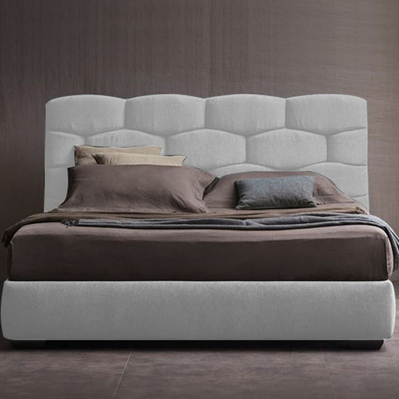 EKONOMODO - Colchón con Base Cama  Queen Firmeza Media Ortopédico con Pillow Resortado 160 x 190  + Cabecero Combo Ekonomodo  - 0% Interés a 3 Cuotas Pagando con tu CMR Banco Falabella
