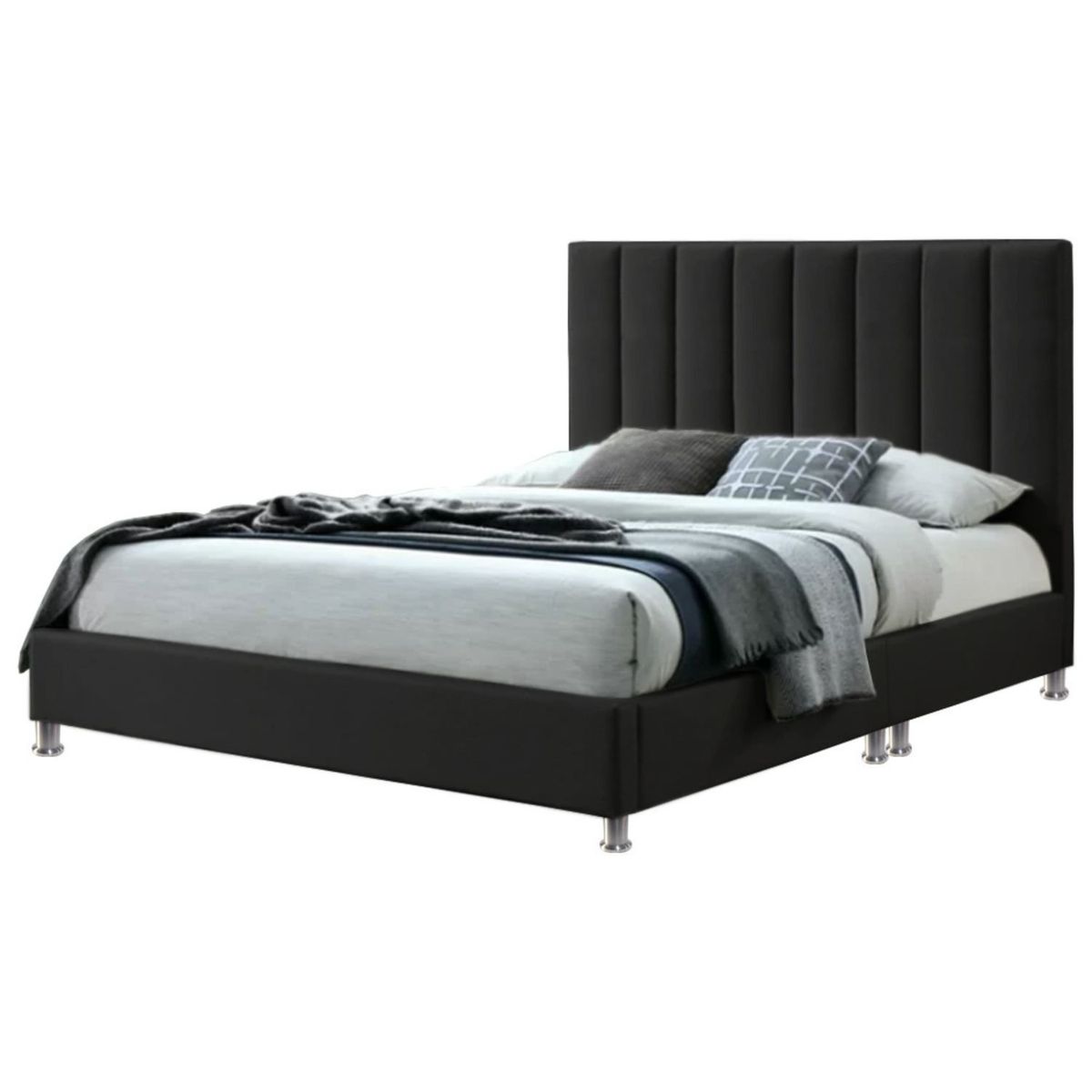 EKONOMODO - CABECERO DE CAMA 160 NATURA NEGRO