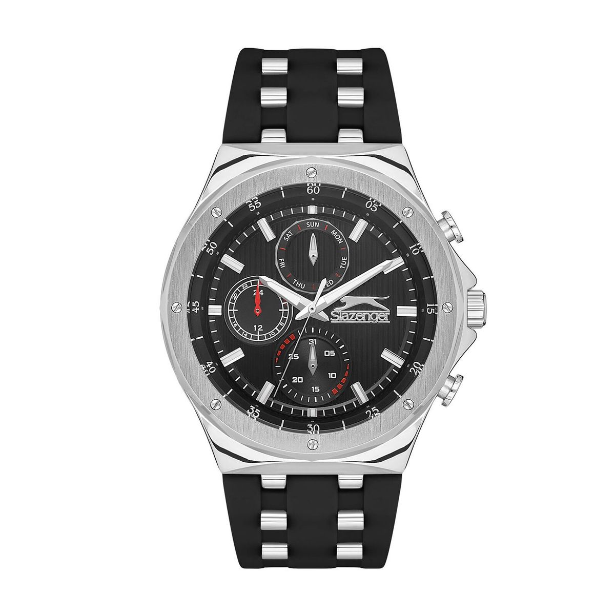 SLAZENGER - Reloj Slazenger Hombre GENT COLLECTION. Reloj Silicona Negro SL.9.2218.2.01