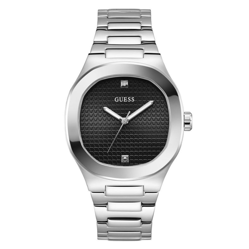 GUESS - Reloj Guess Hombre HEADLINE. Reloj Acero Inoxidable Plateado GW0662G1