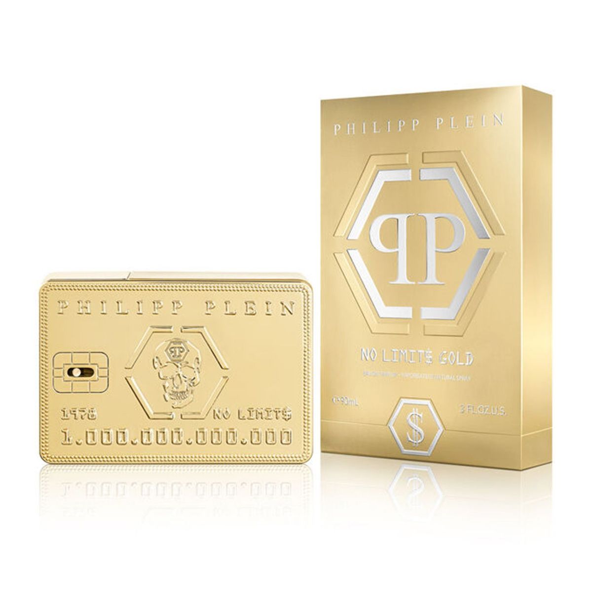 PHILIPP PLEIN - Perfume Hombre Philipp Plein No Limits Gold 90 ml Eau de parfum