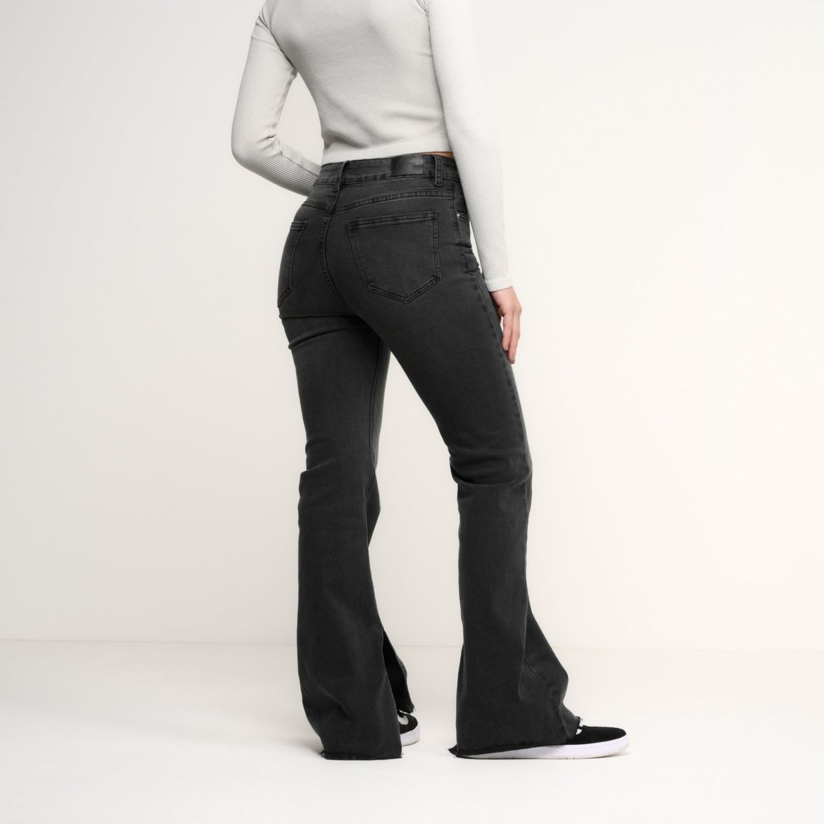 SYBILLA - Jean Flare Mujer Tiro medio Sybilla