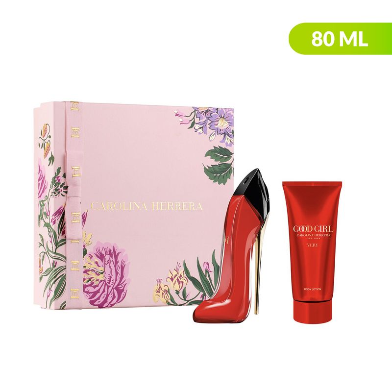 CAROLINA HERRERA - Set de Perfume Mujer Good Girl Carolina Herrera Incluye: Perfume 80 ml + Body Lotion  