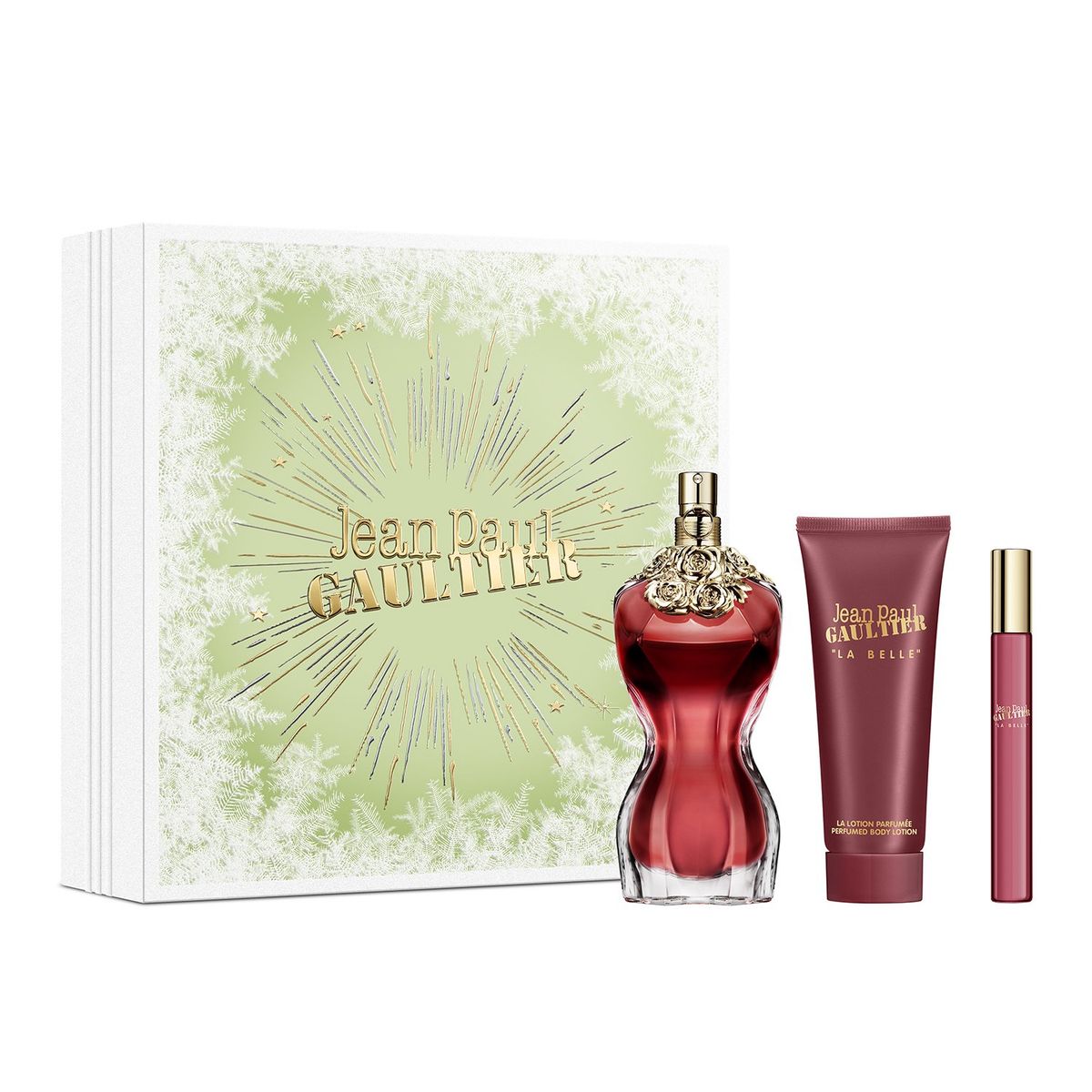 JEAN PAUL GAULTIER - Set de Perfume Mujer Jean Paul Gaultier Incluye: Perfume 100 ml + Loción Corporal 75 ml + Eau parfum 10 ml 