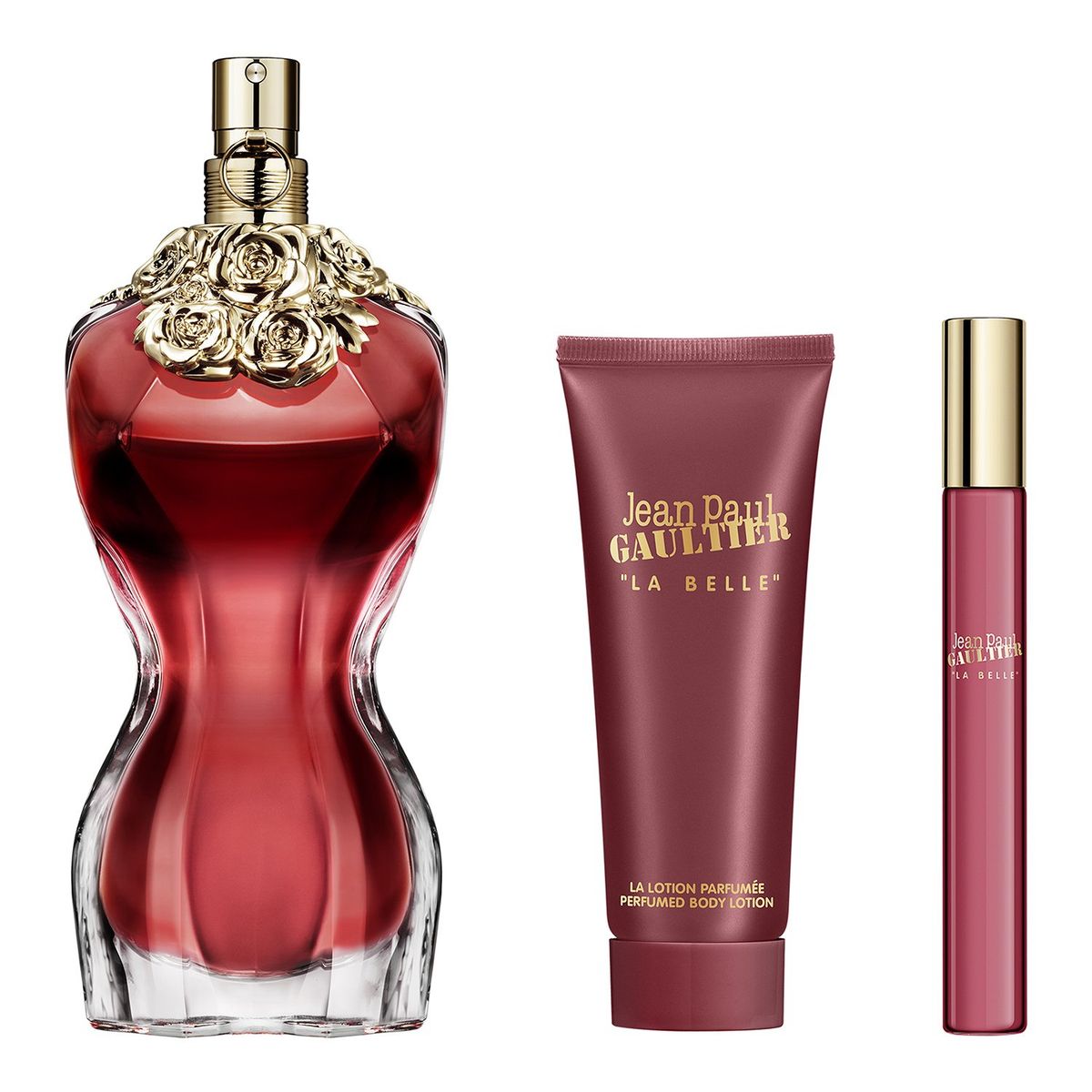 JEAN PAUL GAULTIER - Set de Perfume Mujer Jean Paul Gaultier Incluye: Perfume 100 ml + Loción Corporal 75 ml + Eau parfum 10 ml 