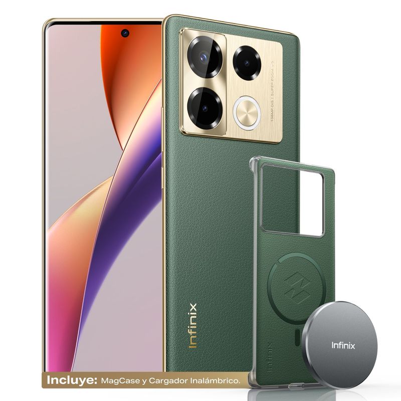 INFINIX - Celular Infinix NOTE 40 Pro 256GB |8GB RAM | Cámara posterior 108MP|Cámara frontal 32MP|Pantalla 6.78"|Helio G99 Ultimate