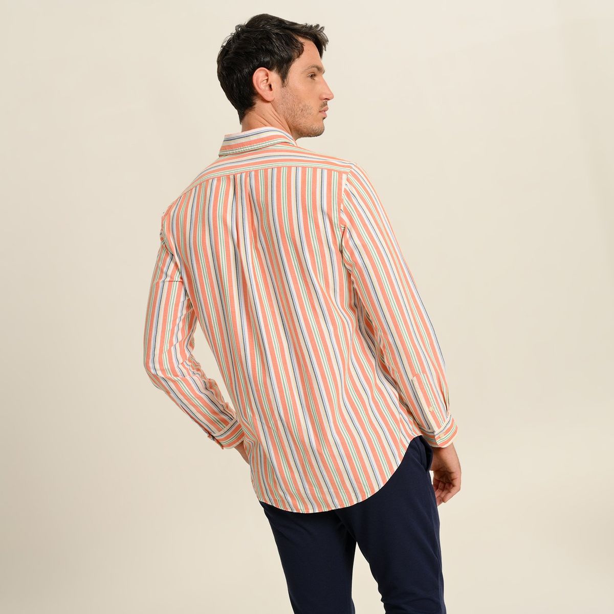 POLO RALPH LAUREN - Camisa Hombre de Rayas Manga larga de Algodón Polo Ralph Lauren