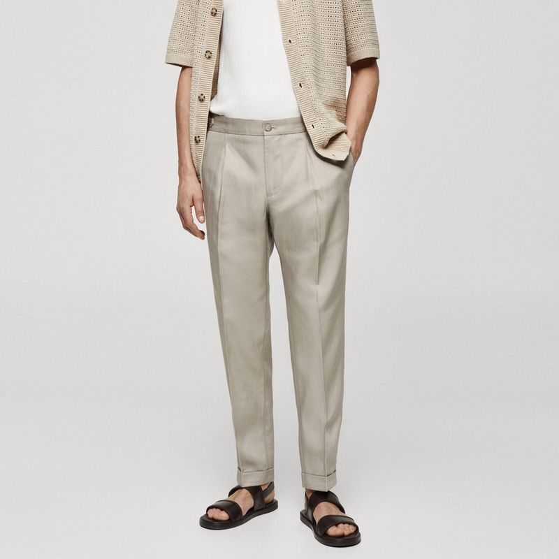 MANGO - Pantalón Chino Hombre Recto MANGO