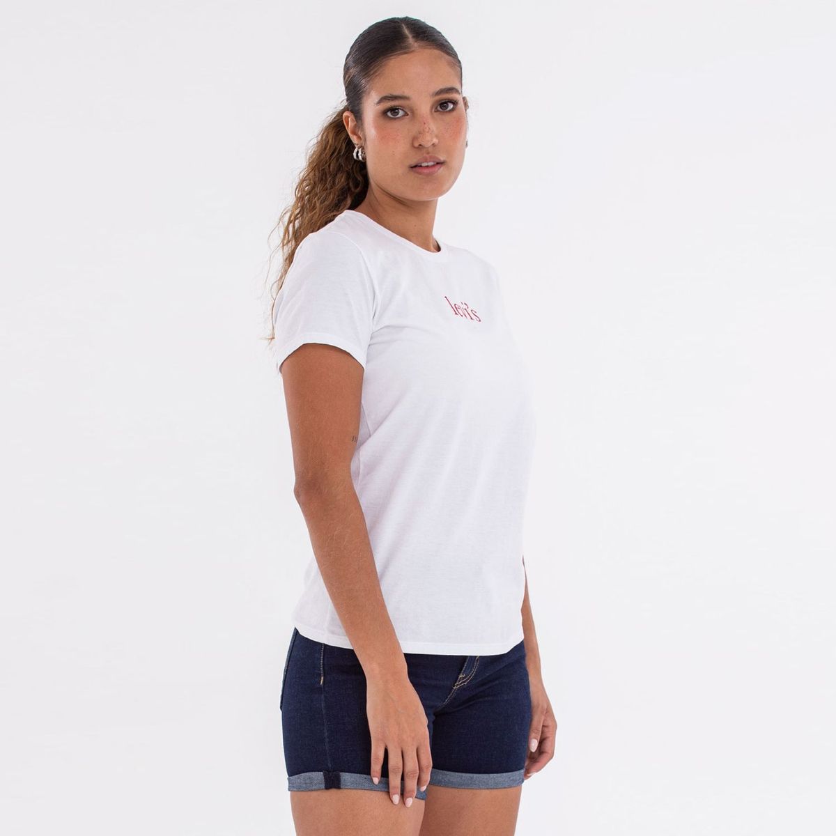 LEVIS - Camiseta Mujer Manga corta de Algodón Levis