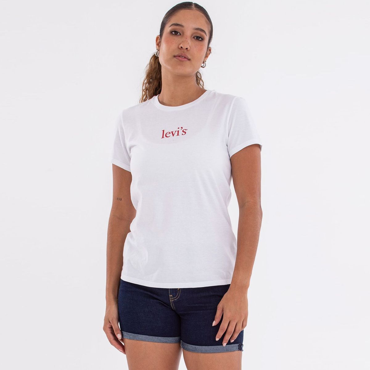 LEVIS - Camiseta Mujer Manga corta de Algodón Levis
