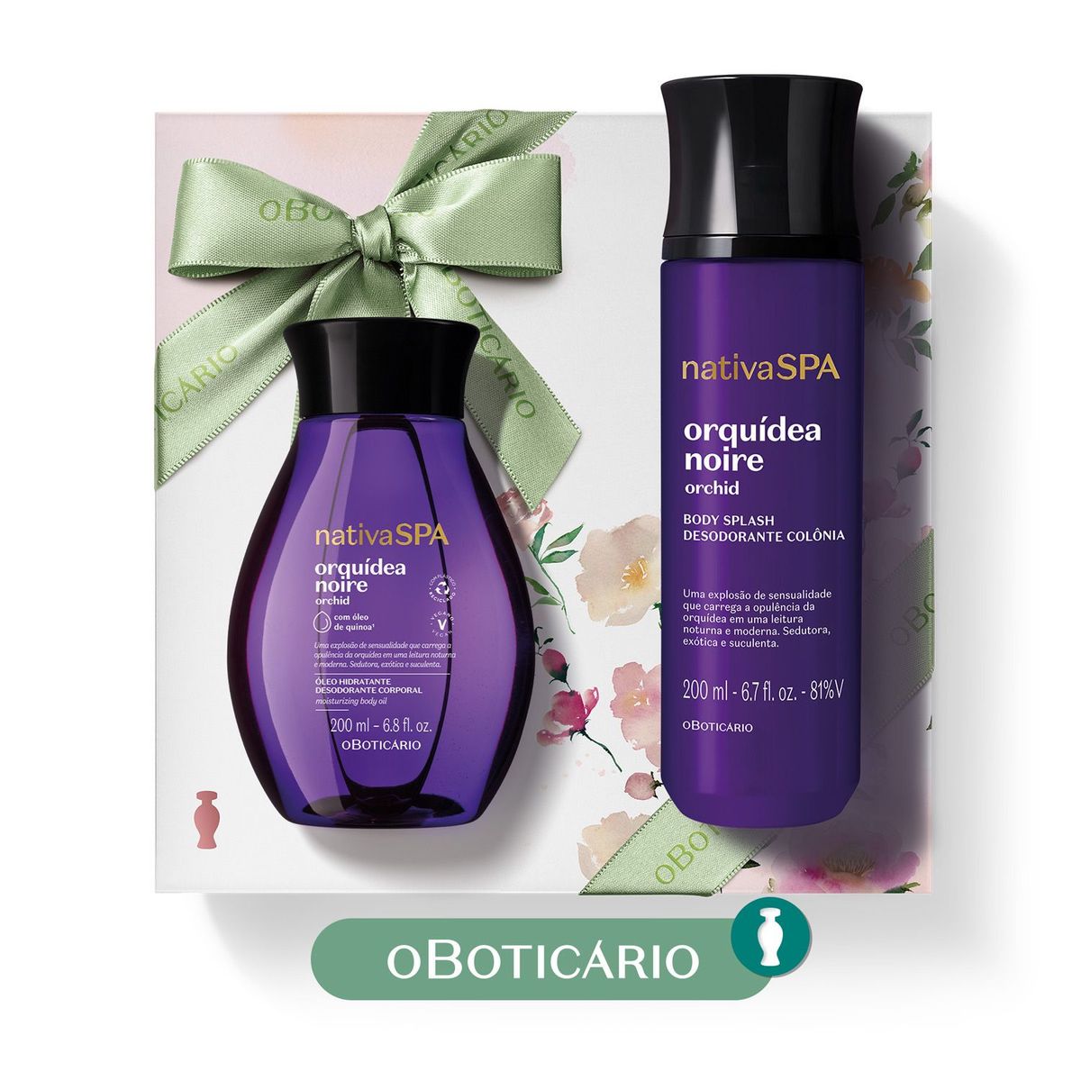 NATIVA SPA - Set de Kit Orquidea Noire Madres 2024 Nativa Spa O Boticario: Incluye 2 productos