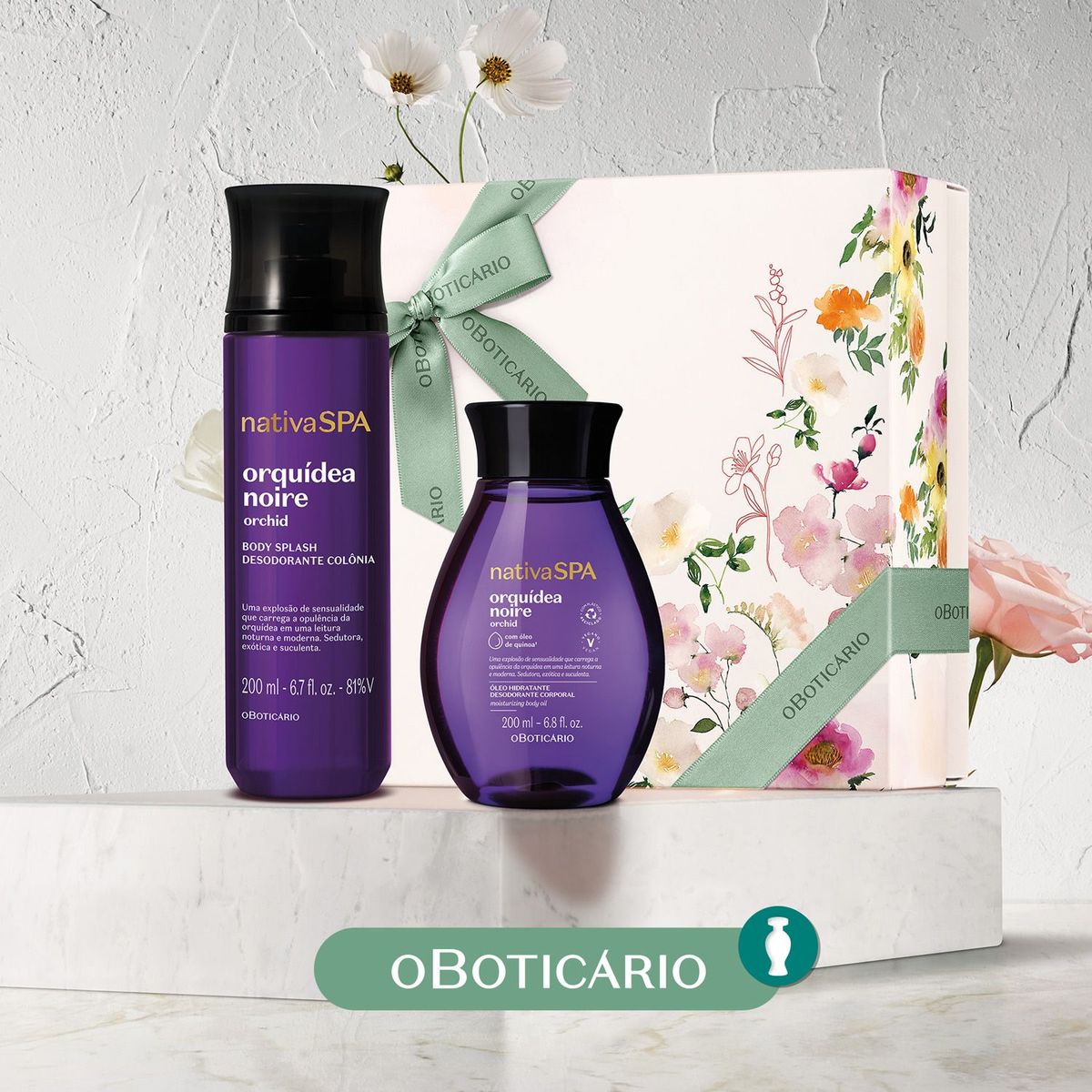 NATIVA SPA - Set de Kit Orquidea Noire Madres 2024 Nativa Spa O Boticario: Incluye 2 productos