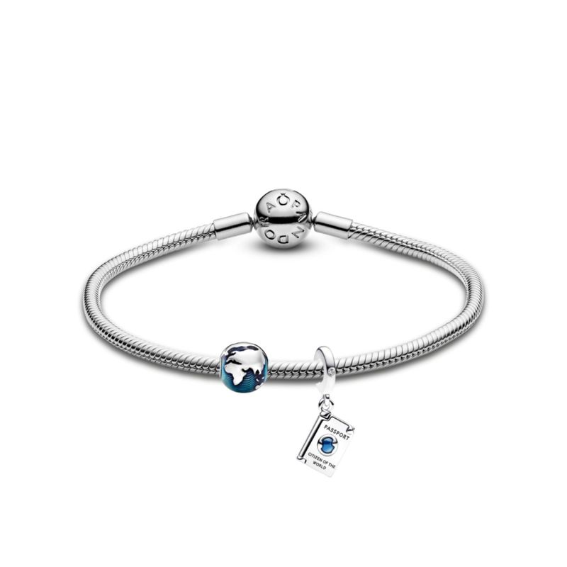 PANDORA - Set Pandora Mundo y Pasaporte Plata Esterlina
