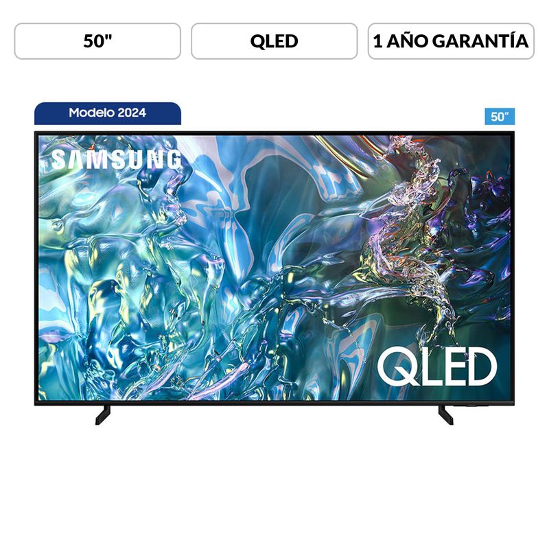 SAMSUNG - Televisor Samsung | 50 pulgadas QLED 4K HDR | QN50Q60DAKXZL