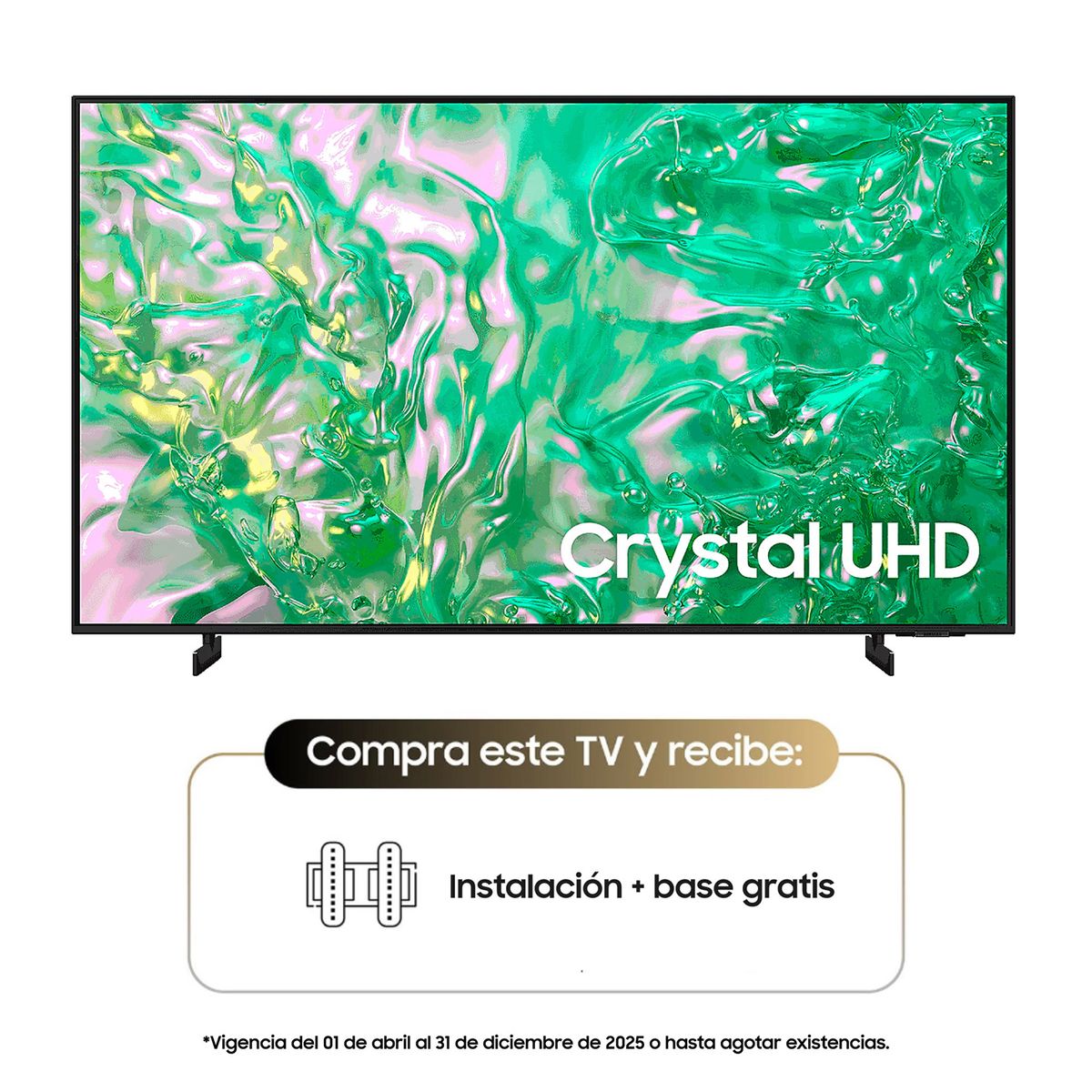 SAMSUNG - Televisor Samsung | 85 pulgadas Crystal UHD 4K HDR | UN85DU8000KXZL