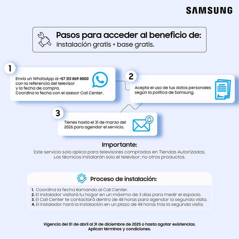 SAMSUNG - Televisor Samsung | 85 pulgadas Crystal UHD 4K HDR | UN85DU8000KXZL