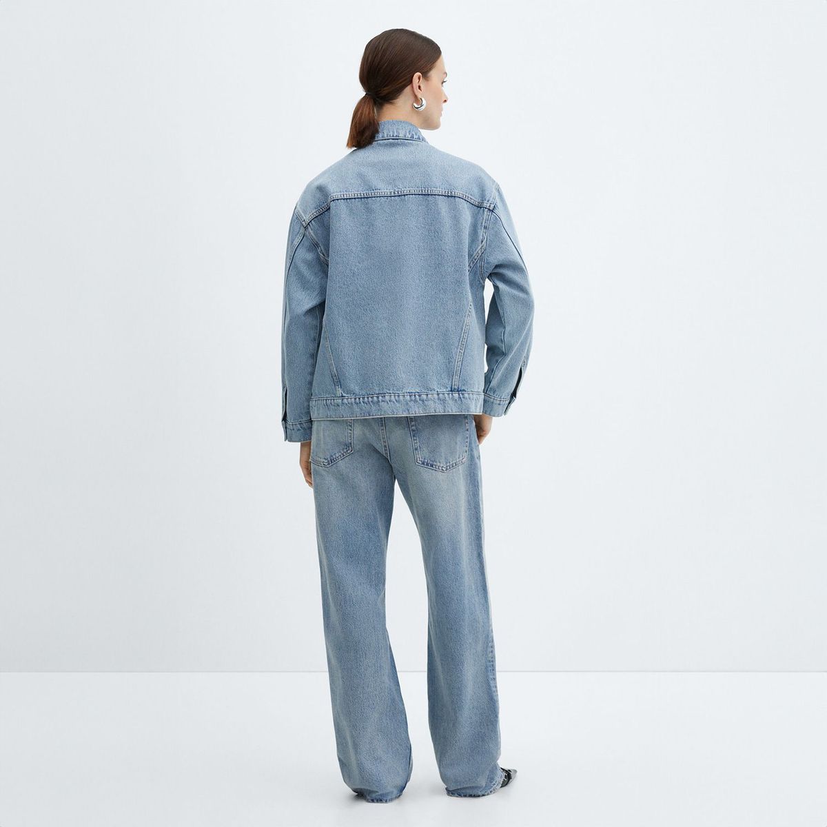 MANGO - Chaqueta de jean Mujer Oversize MANGO