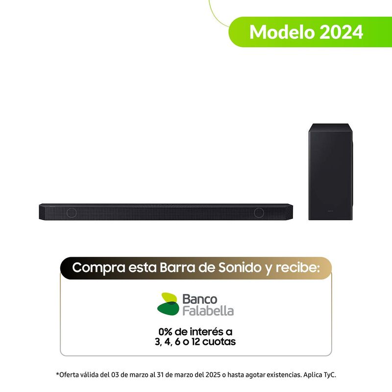 SAMSUNG - Barra de Sonido Samsung HW-Q800D/ZL