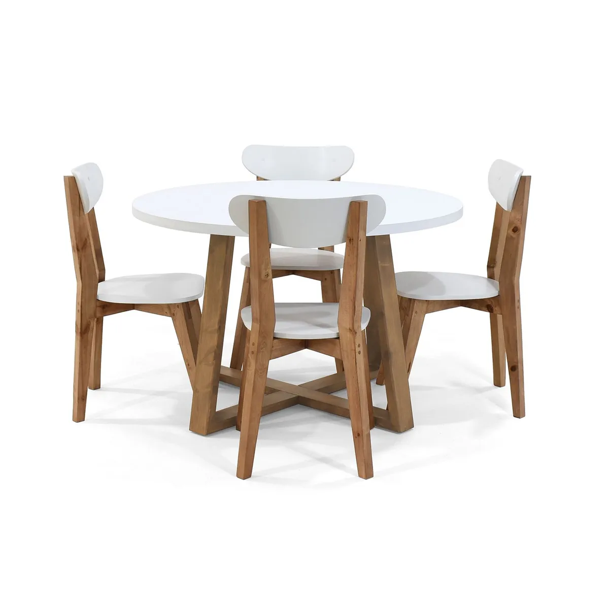 MICA - Juegos de comedor Moderno para 4 Personas (Comedor + 4 Sillas) Mica 