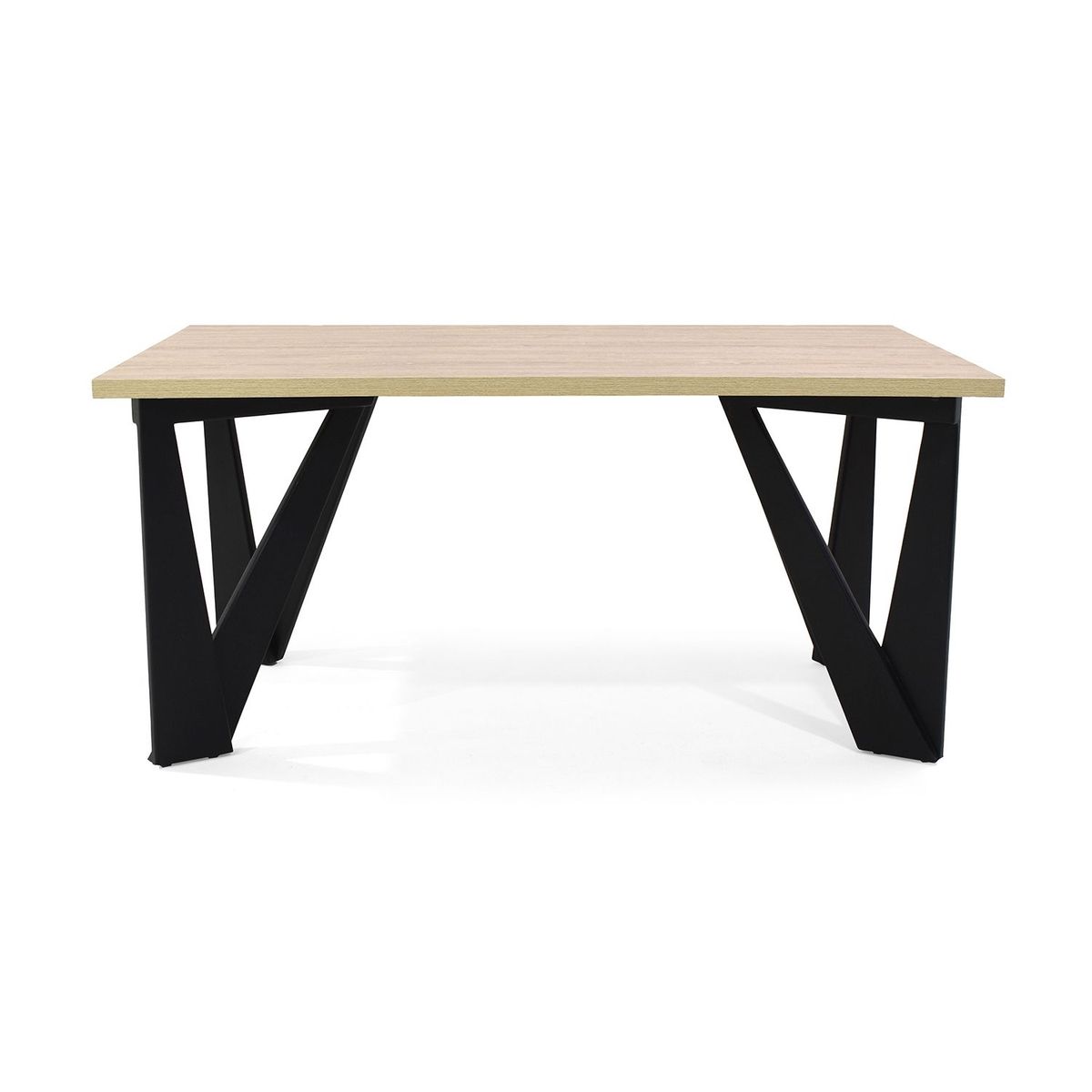 HOGAR VENECIA - Mesas de comedor Moderna para 6 Personas en Pino Rectangular Mica