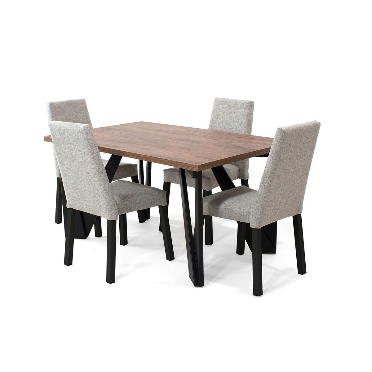 MICA - Juegos de comedor Moderno para 4 Personas (Comedor + 4 Sillas) Mica 
