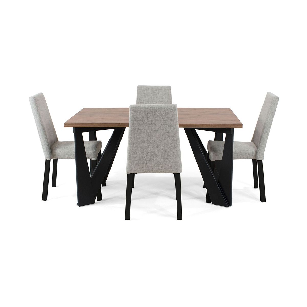MICA - Juegos de comedor Moderno para 4 Personas (Comedor + 4 Sillas) Mica 