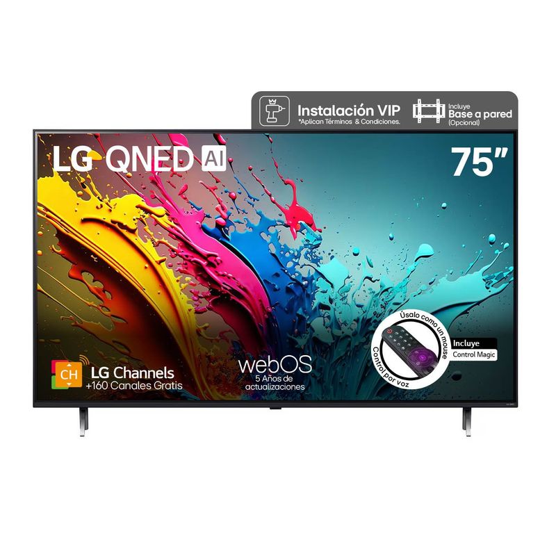 LG - Televisor LG | 75 pulgadas QNED 4K UHD | 75QNED85TSA.AWC