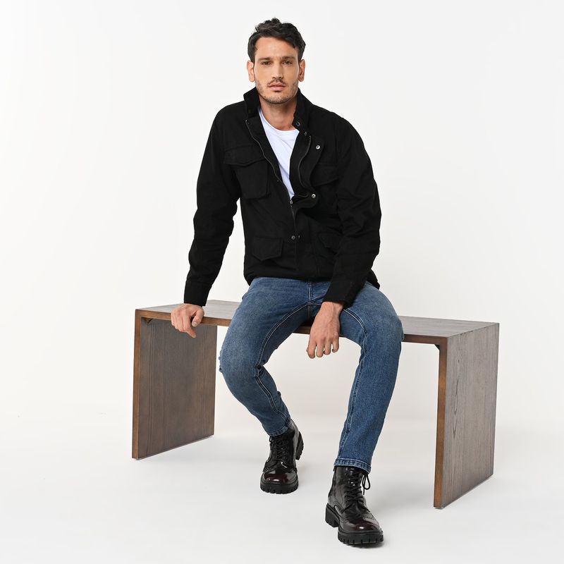 BASEMENT - Chaqueta Hombre de Algodón Basement