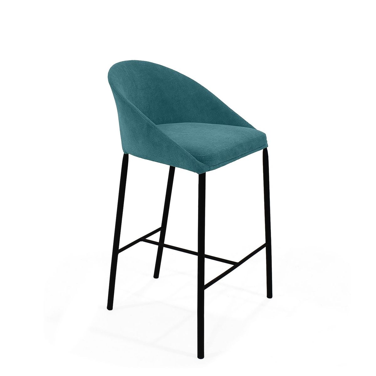 MICA - Silla de Bar Moderna en Poliéster Luena Mica