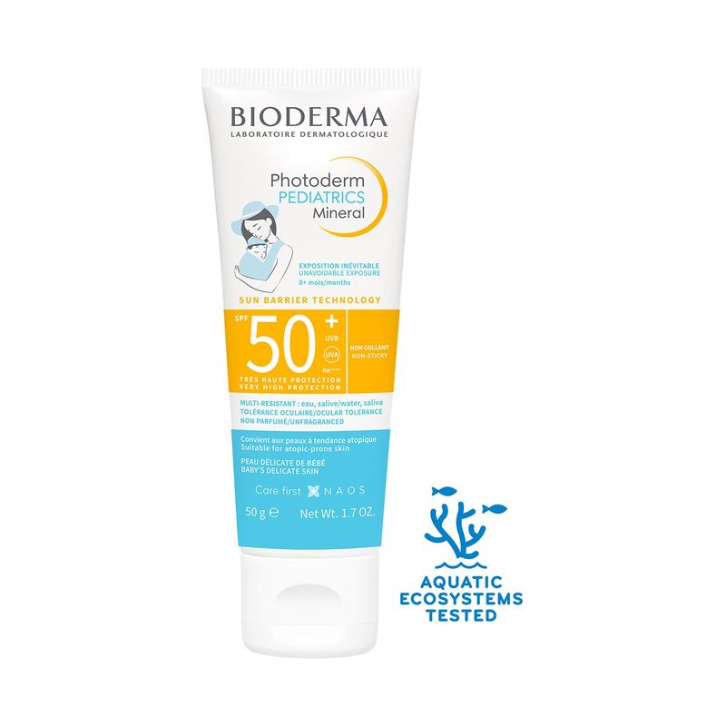 BIODERMA - Protector Solar Photoderm Pediatrics Mineral Bioderma en Crema Bioderma 50 gr