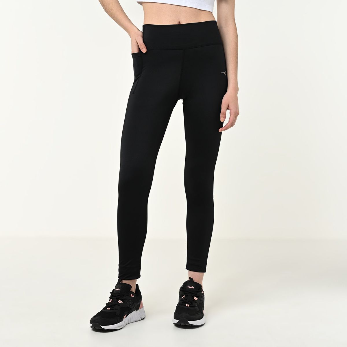 DIADORA - Leggings Niña Cintura elásticada Classic fit Tiro medio Diadora Training