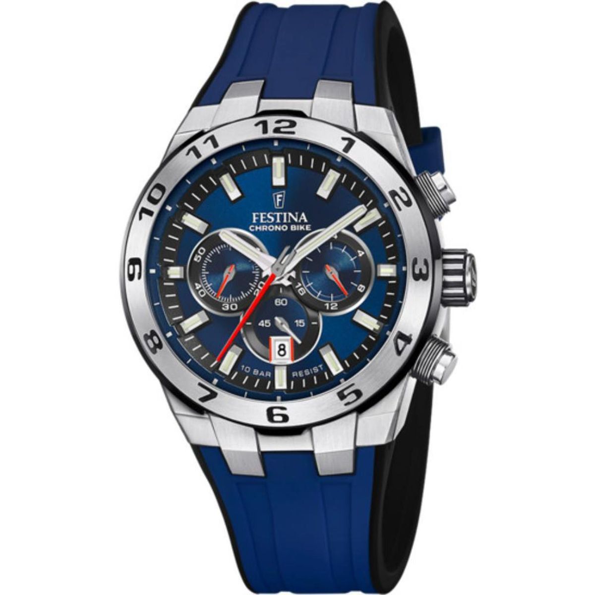 FESTINA - Reloj Festina para Hombre Chrono bike . Reloj Análogo Caucho Azul