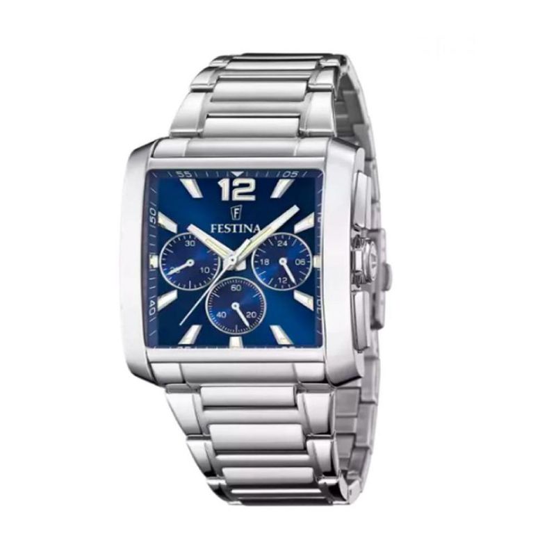 FESTINA - Reloj Festina para Hombre Timeless . Reloj Análogo Acero inoxidable Plateado