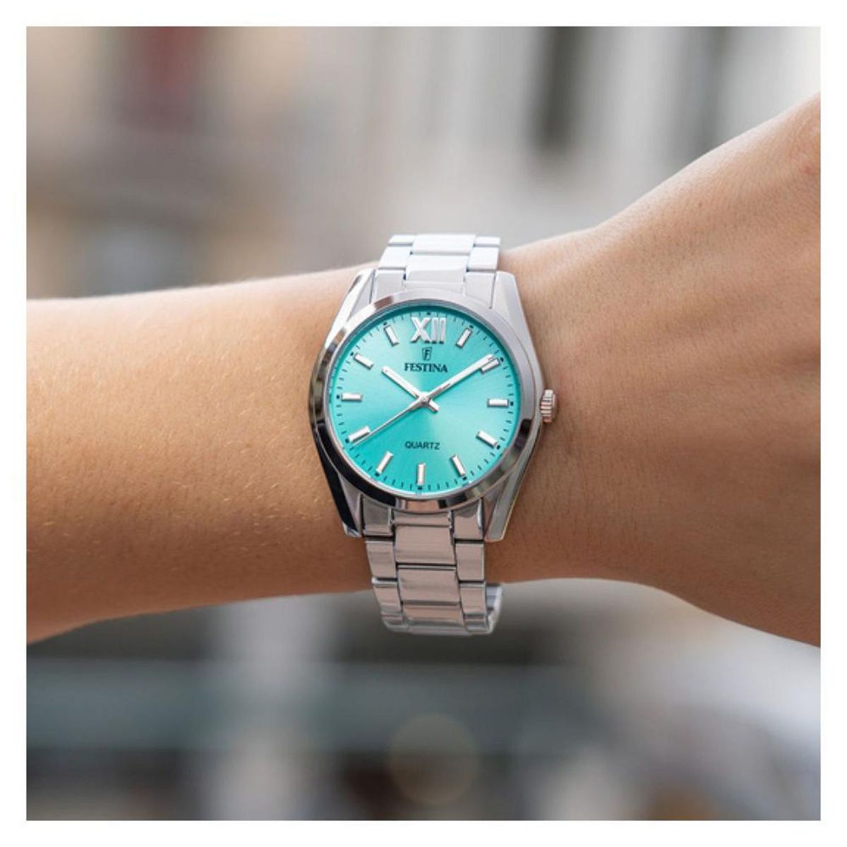 FESTINA - Reloj Festina para Mujer Boyfriend  . Reloj Análogo Acero inoxidable Plateado