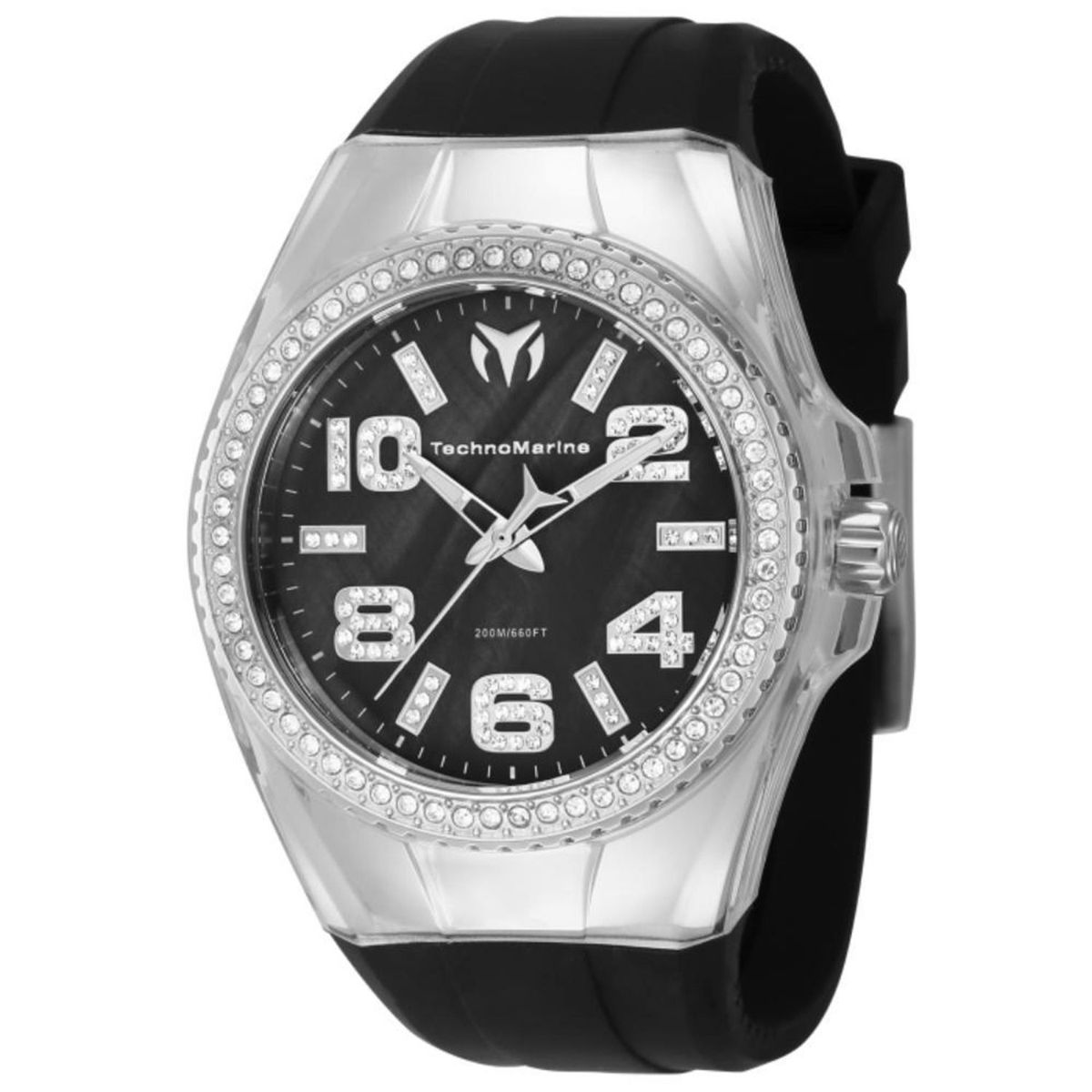 TECHNOMARINE - Reloj Technomarine para Mujer Cruise . Reloj Análogo Silicona Negro