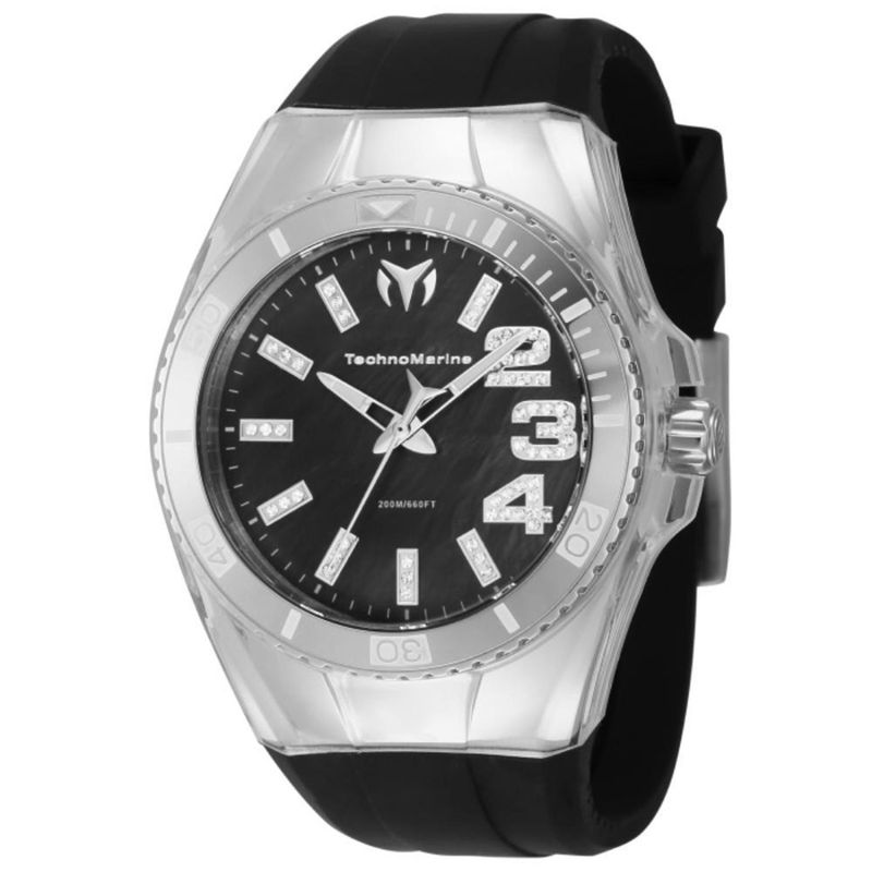TECHNOMARINE - Reloj Technomarine para Mujer Cruise . Reloj Análogo Silicona Negro