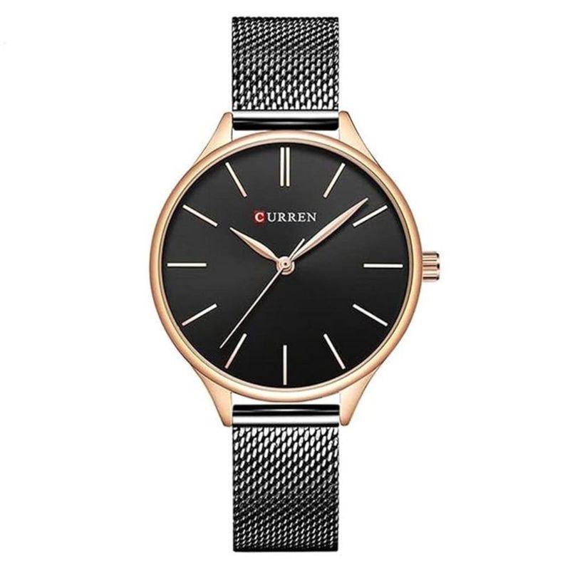 CURREN - Reloj Curren Mujer KREB732001 . Reloj Acero Inoxidable Negro
