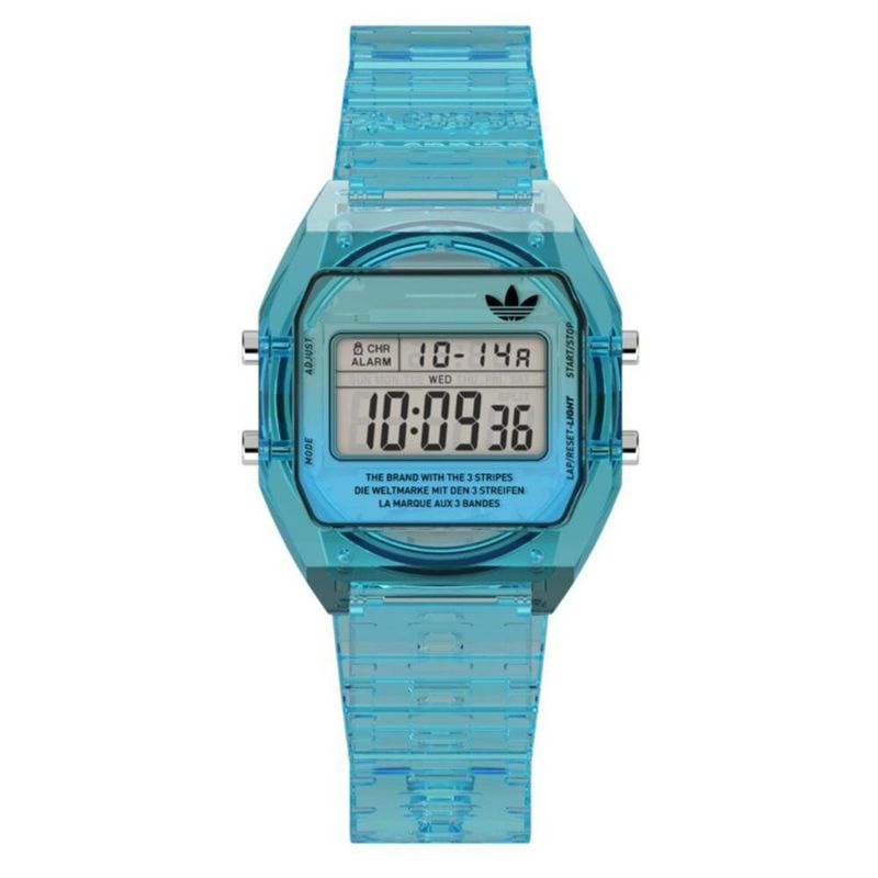 ADIDAS - Reloj Adidas para Unisex Digital Two Crystal . Reloj Digital Plástico Azul
