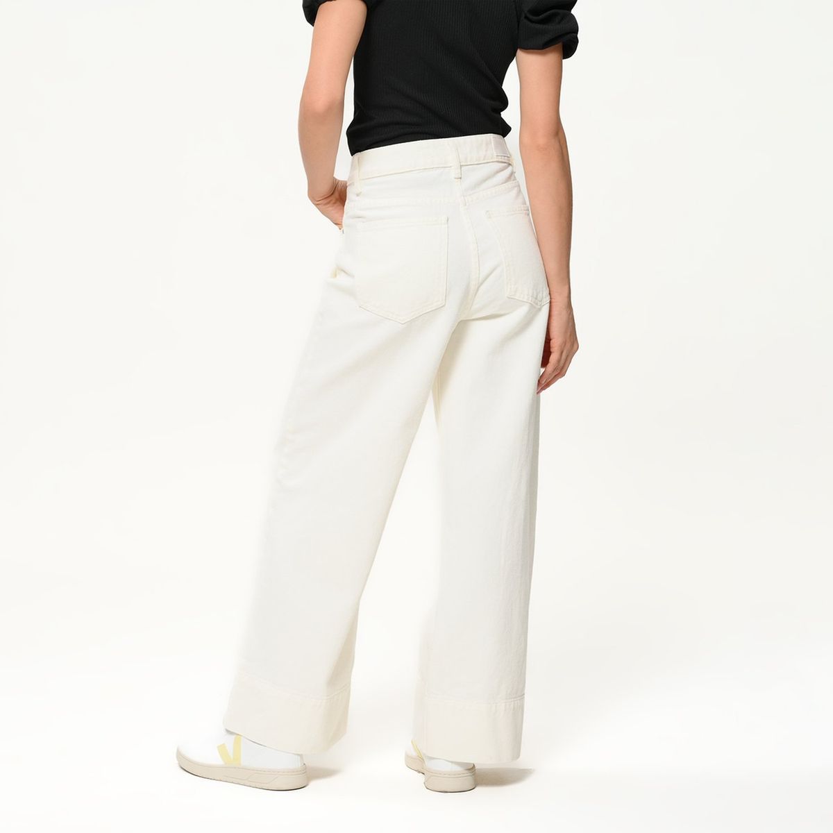 BASEMENT - Jean Recto Mujer Tiro alto Basement