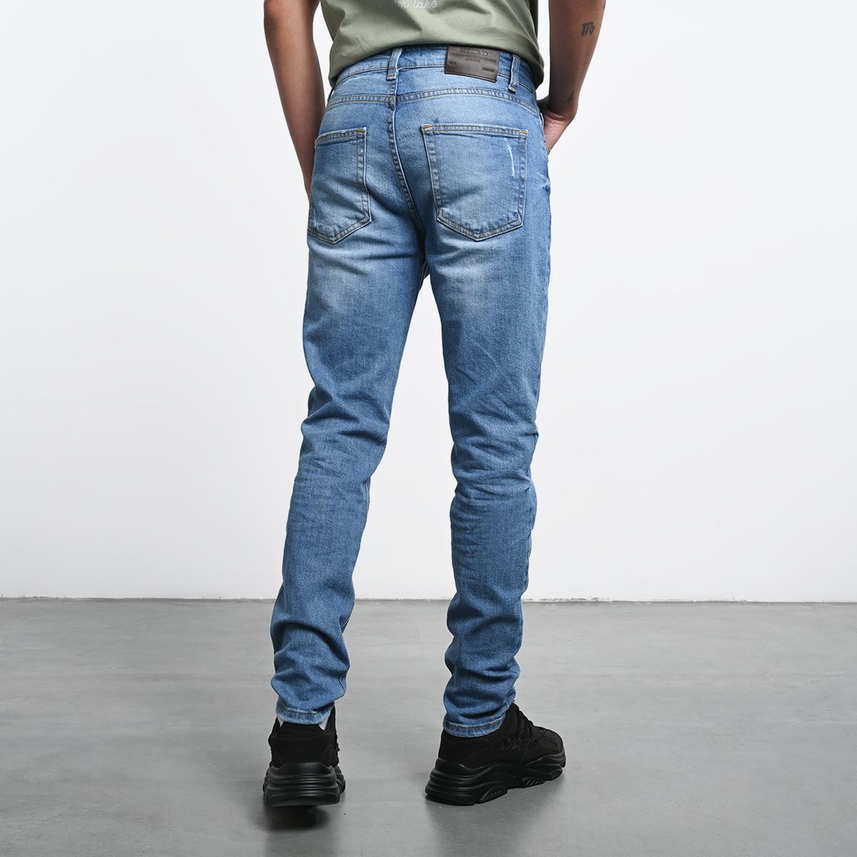 DENIMLAB - Jean 5 Bolsillos Hombre Skinny de Algodón Denimlab