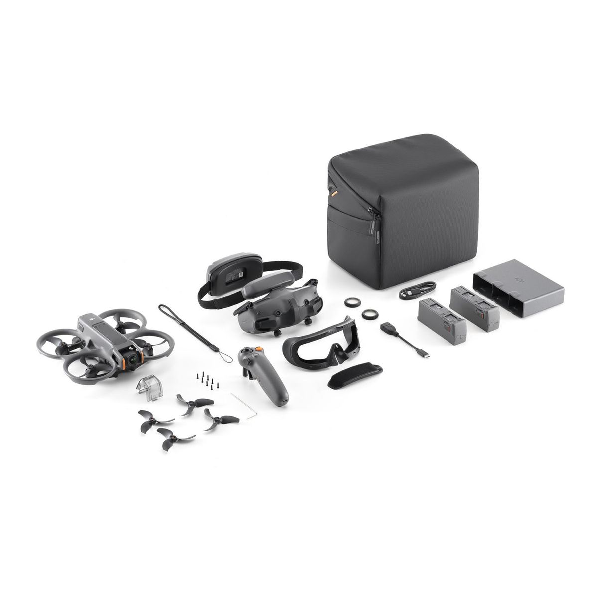 DJI - Dron Dji  Avata 2  | Incluye 3 Baterias y Accesorios | Alcance hasta 13 Kilometros