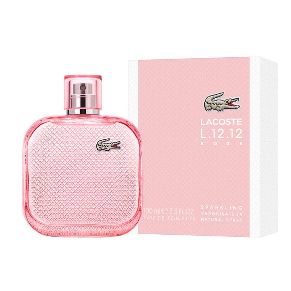 LACOSTE - Perfume Mujer Lacoste L.12.12 Rose Sparkling 100 ml Eau de toilette 