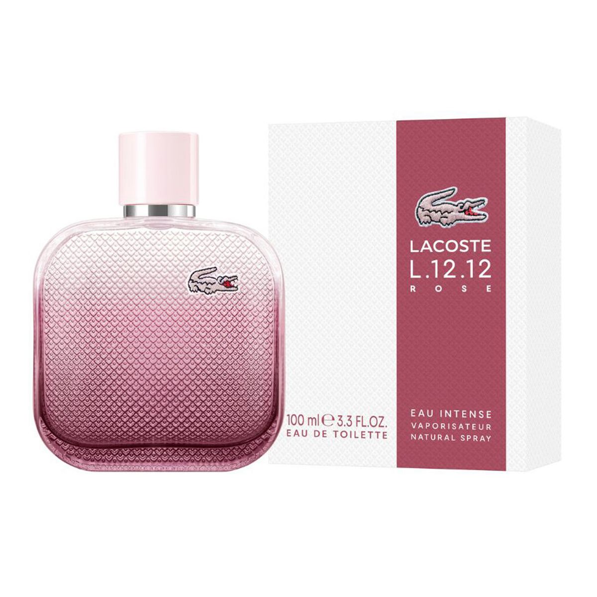 LACOSTE - Perfume Mujer Lacoste L.12.12 Rose Eau Intense 100 ml Eau de toilette 
