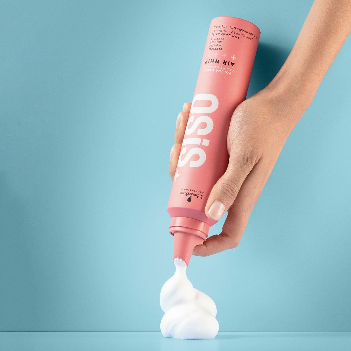 OSIS - Mousse capilar Osis Air Whip Espuma fijación flexible Volumen 200ml